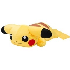 【ポケセン完売】もっちりクッション　大きいくったりピカチュウの画像
