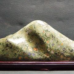 鑑賞石 8.2㎏ ジャスパー 原石磨き 水石 自然石 置物 盆石 飾り石