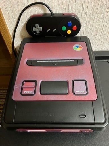 動作確認済み　スーパーファミコン　本体とコントローラー一個セット　分解清掃　コンデンサー交換済み　オリジナル塗装