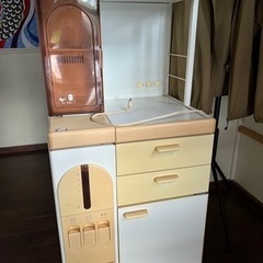 米びつ付きレンジ台