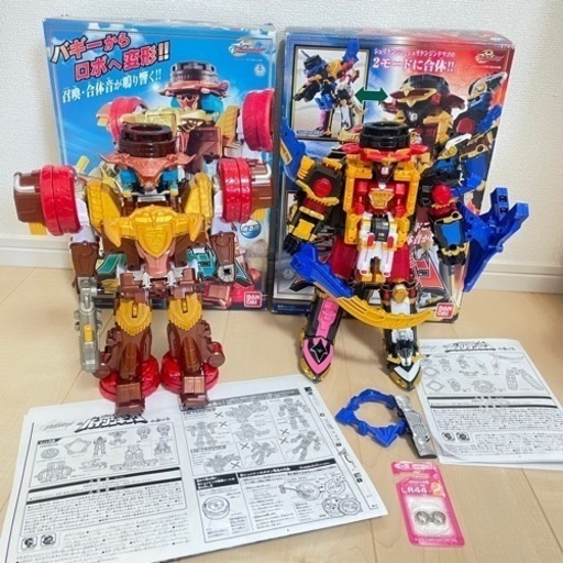 美品 シュリケン合体シリーズ DXシュリケンジンとDXバイソンキング