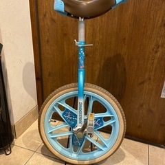 一輪車 ブリヂストン 18インチ  専用スタンド付 ライトブルー