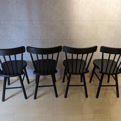 IKEA　ダイニングチェア　ノッラリード　4脚セットの画像