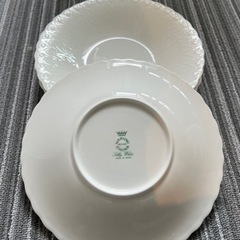 NARUMI CHINA 白プレート3枚