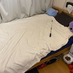 1000円お渡しします。ダブルのマットレスとフレームを持っていって欲しいです。の画像