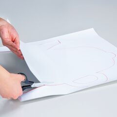 『手軽にパパっと貼れる！ホワイトボードシート』壁に貼れるマグネットシートの画像