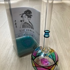 決まりました！手作りビードロ