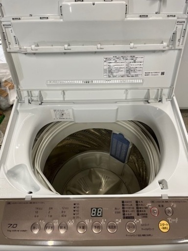 全国送料無料★3か月保障付き★洗濯機★2017年★Panasonic★7.0kg
