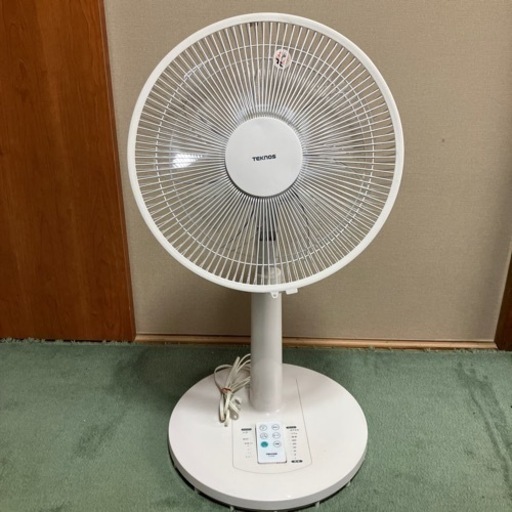 テクノス　扇風機　リモコン付き　2015年製