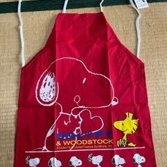 スヌーピー　子供用エプロン３種（最終値下げ）の画像