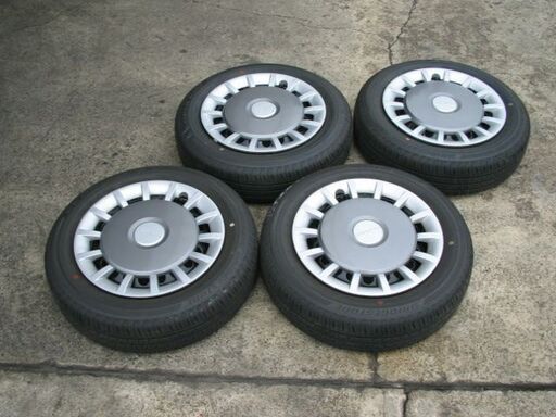 【取付対応】155/65R14 ダイハツ キャンバスより タイヤホイールキャップ付き