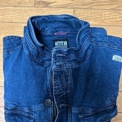 デニムつなぎ作業服　メンズLL
