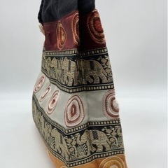 値下げ↓未使用■タイ製■ショルダーバッグ■ゾウの刺繍■の画像