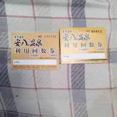 安八温泉回数券台紙