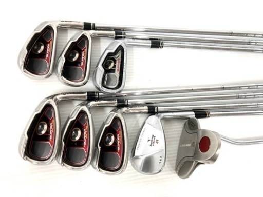 【SOLD OUT！】◆TaylorMade テーラーメイド 等◆ゴルフクラブ セット＋ ODYSSEY パター ＋ Callaway キャディバッグ付き 男性右利き