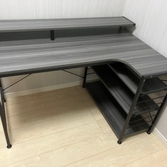パソコンデスクL字型 120cm 美品