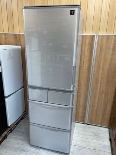 ?SHARP プラズマクラスター ノンフロン冷凍冷蔵庫 SJ-X415H-S 2022年製 412L???