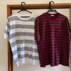 男性用　パーカー、半袖シャツの画像