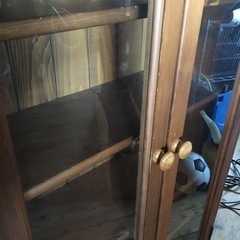 （商談中）⭐︎ガラス付本棚⭐︎の画像