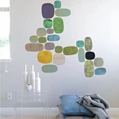 貼ってはがせる ウォールステッカー ヴァーダント インテリアT0414の画像