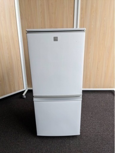 SHARP 2ドア冷蔵庫　SJ-14E6-KW 19年製