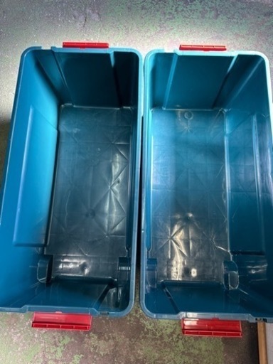 2台セット　RVボックス トランク収納 収納ボックス ツールボックス プラスチック レジャー RVBOX キャスター付 1000 アイリスオーヤマ 車内収納 大型収納 ケース レジャー