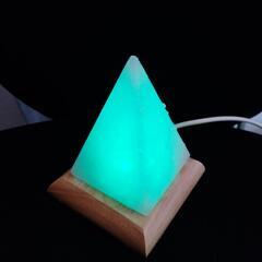 LED ミニソルトランプ　グラデーション　ヒマラヤ岩塩　USB式の画像