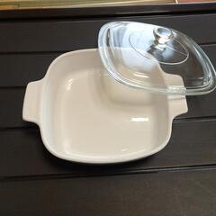 パイレックス耐熱ガラスとソースパンの画像