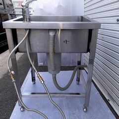 業務用ステンレス流し台　シンク　蛇口付き　サンエイ　SANEI ...