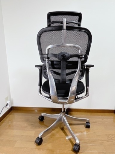 ###直接引き取り限定！！！### エルゴヒューマン・プロ　オットマン内蔵型 / ヘッドレスト有