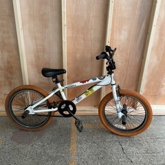 【お譲り決定しました】BMX 自転車　20インチ　Raychellー20 白の画像