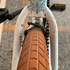【お譲り決定しました】BMX 自転車　20インチ　Raychellー20 白の画像