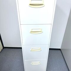 【オフィス・書類整理に】引き出し型キャビネット【ホワイト】の画像