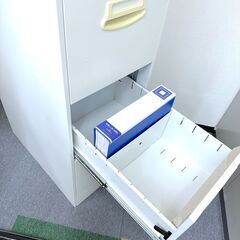 【オフィス・書類整理に】引き出し型キャビネット【ホワイト】の画像