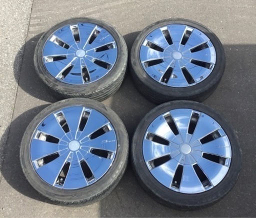 軽自動車に！社外15インチ メッキアルミホイール 165/50R15 4本セット
