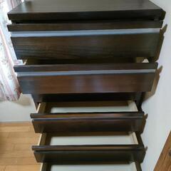 レール付　衣類収納の画像