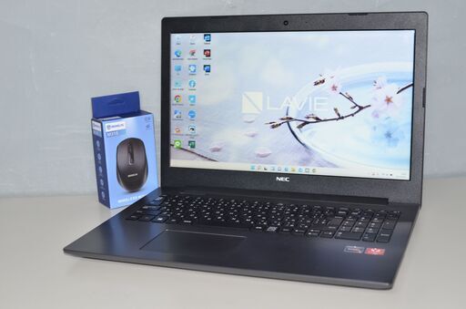 中古良品ノートパソコン Windows11 爆速SSD256GB NEC NS300/M AMD Ryzen 3/メモリ8GB/15.6インチ/HDMI/無線内蔵/DVDマルチ/Webカメラ搭載
