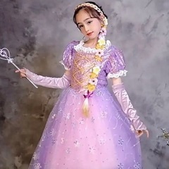 ☆新品☆ディズニープリンセス ドレス　ラプンツェルの画像
