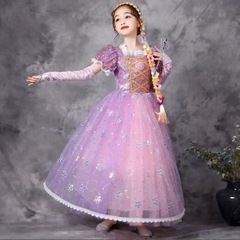☆新品☆ディズニープリンセス ドレス　ラプンツェルの画像