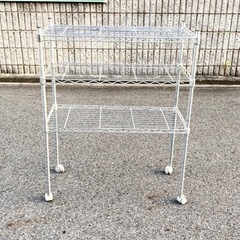決まりました【メタル　シェルフ】キャスター付き貰って下さい！　ス...