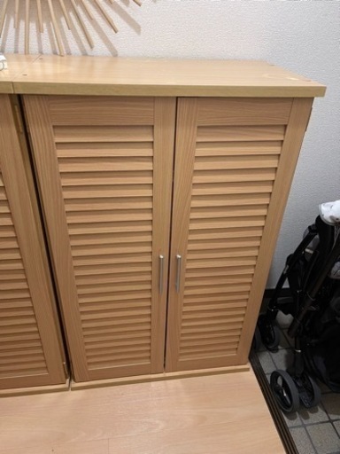 お譲り先決まりました【中古】シューズボックス(少し染みあり)