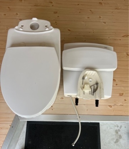 トイレ本体、タンク付き