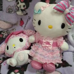 ✦取引中✦【セット】キティちゃん&マイメロちゃん人形