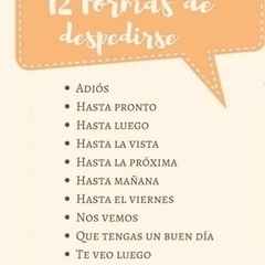 スペイン語でさようならのあいさつ!の画像