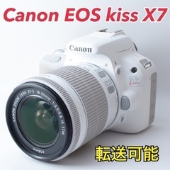 ★Canon EOS kiss X7★超人気色★スマホ転送★初心者向け  1ヶ月動作補償あり！ 安心のゆうパック代引き発送！ 送料、代引き手数料無料！