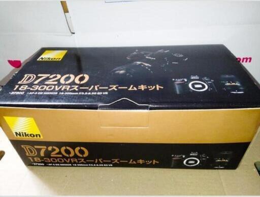 本格一眼レフカメラ【超望遠レンズ付】Nikon D7200(やや難あり)