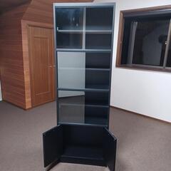 (決定しました)　ガラス付き　カラーボックス　
