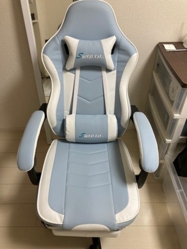 【値下げ】SWOLOL ゲーミングチェア　組立済み