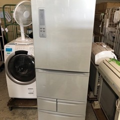 福岡市内配送無料　東芝 TOSHIBA GR-E43G-SS [冷蔵庫（427L・右開き） ブライトシルバー VEGETA(ベジータ)]の画像