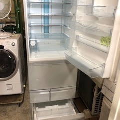 福岡市内配送無料　東芝 TOSHIBA GR-E43G-SS [冷蔵庫（427L・右開き） ブライトシルバー VEGETA(ベジータ)]の画像